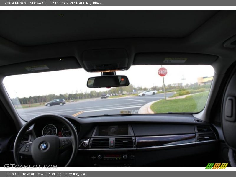 Titanium Silver Metallic / Black 2009 BMW X5 xDrive30i