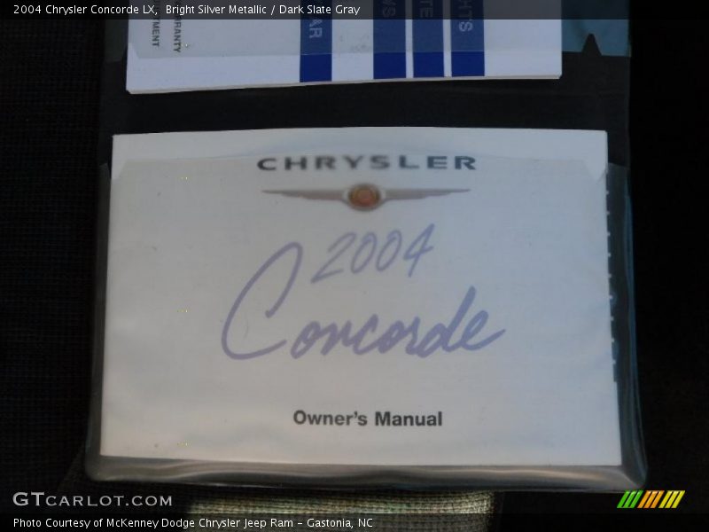 Bright Silver Metallic / Dark Slate Gray 2004 Chrysler Concorde LX