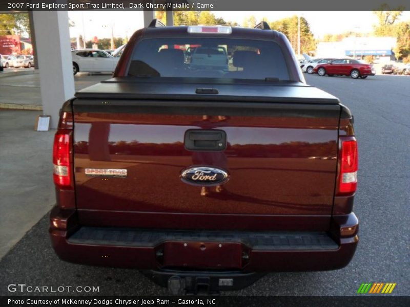 Dark Cherry Metallic / Camel 2007 Ford Explorer Sport Trac Limited