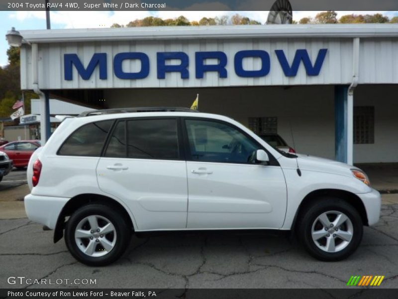 Super White / Dark Charcoal 2004 Toyota RAV4 4WD