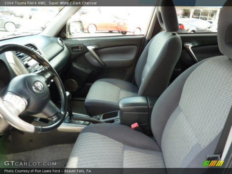 Super White / Dark Charcoal 2004 Toyota RAV4 4WD