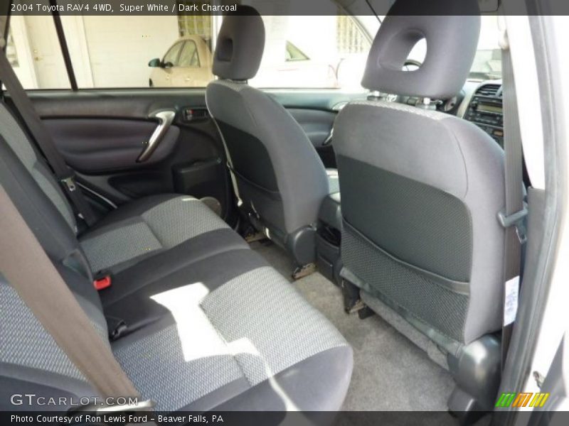 Super White / Dark Charcoal 2004 Toyota RAV4 4WD