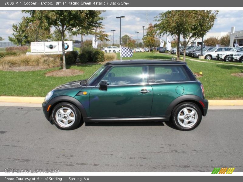 British Racing Green Metallic / Black/Grey 2009 Mini Cooper Hardtop