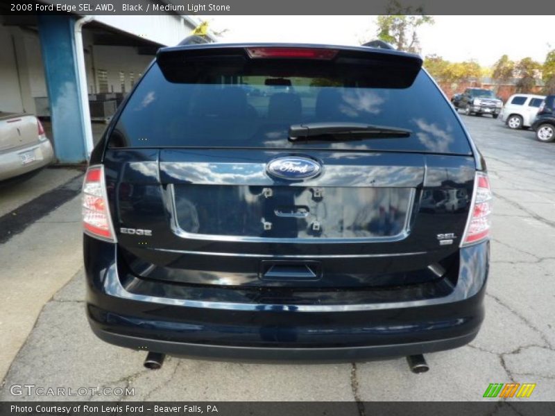 Black / Medium Light Stone 2008 Ford Edge SEL AWD