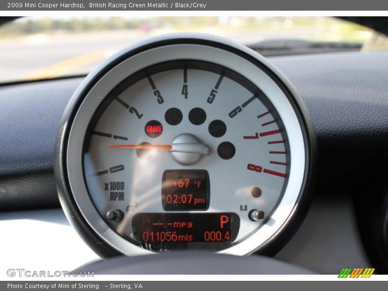 British Racing Green Metallic / Black/Grey 2009 Mini Cooper Hardtop