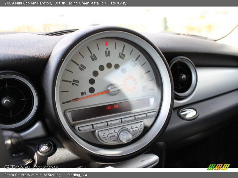 British Racing Green Metallic / Black/Grey 2009 Mini Cooper Hardtop