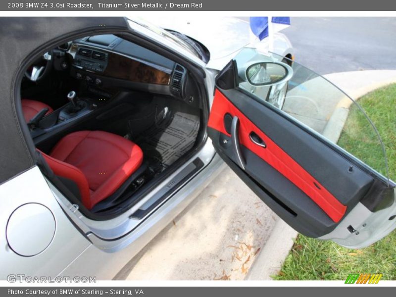  2008 Z4 3.0si Roadster Dream Red Interior