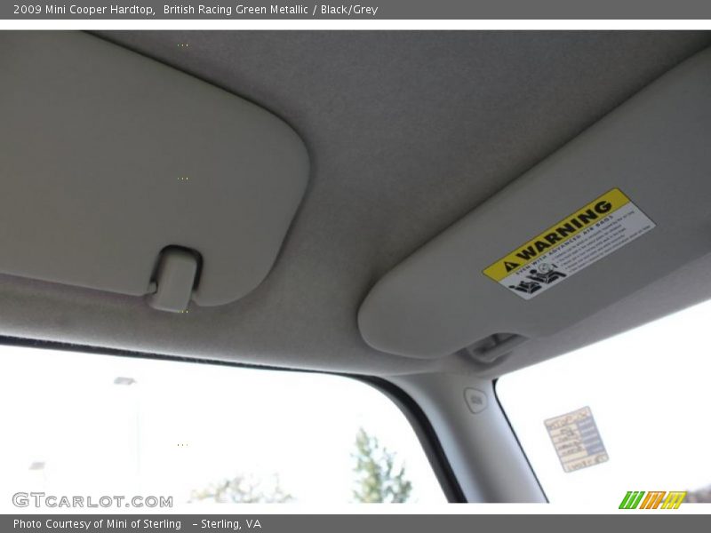 British Racing Green Metallic / Black/Grey 2009 Mini Cooper Hardtop