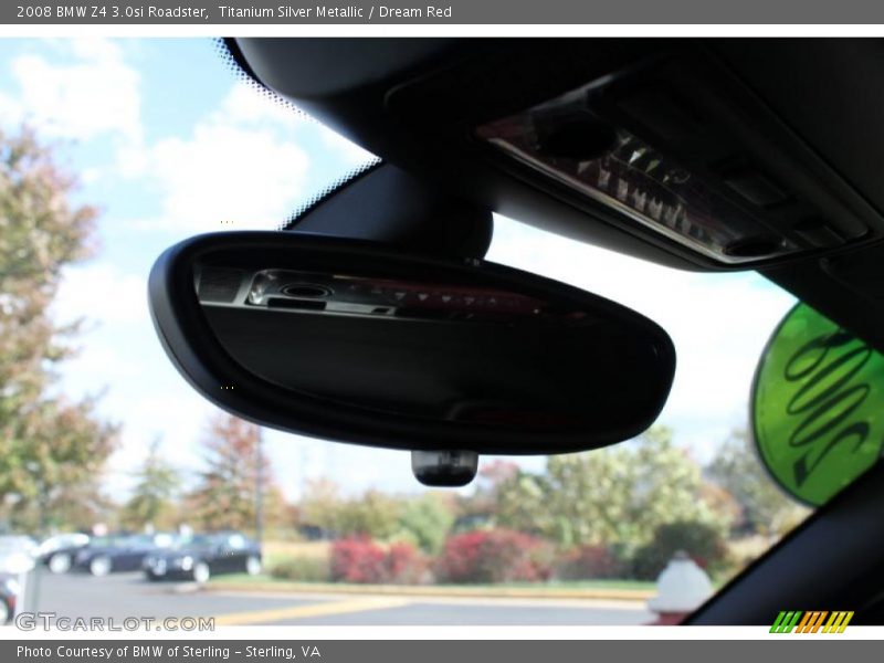 Titanium Silver Metallic / Dream Red 2008 BMW Z4 3.0si Roadster