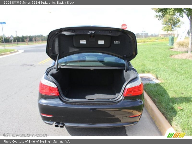 Jet Black / Black 2008 BMW 5 Series 528xi Sedan