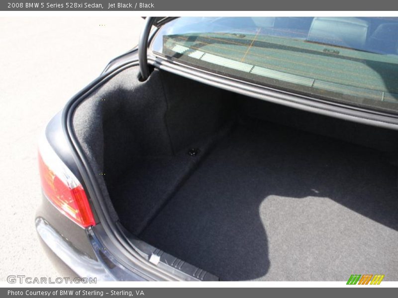 Jet Black / Black 2008 BMW 5 Series 528xi Sedan