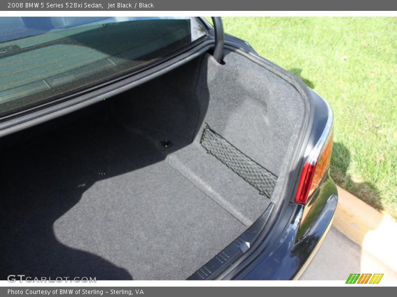 Jet Black / Black 2008 BMW 5 Series 528xi Sedan