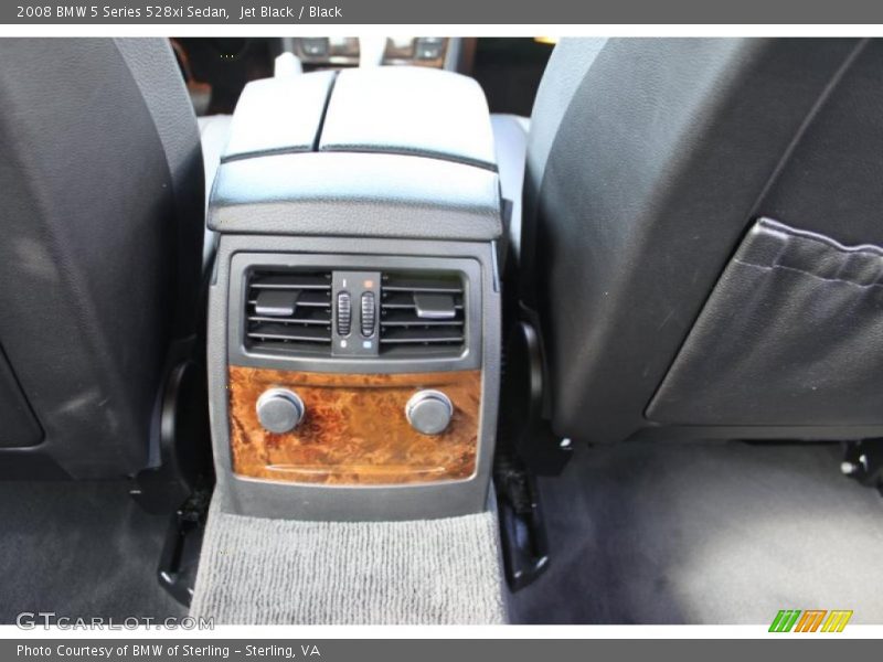 Jet Black / Black 2008 BMW 5 Series 528xi Sedan