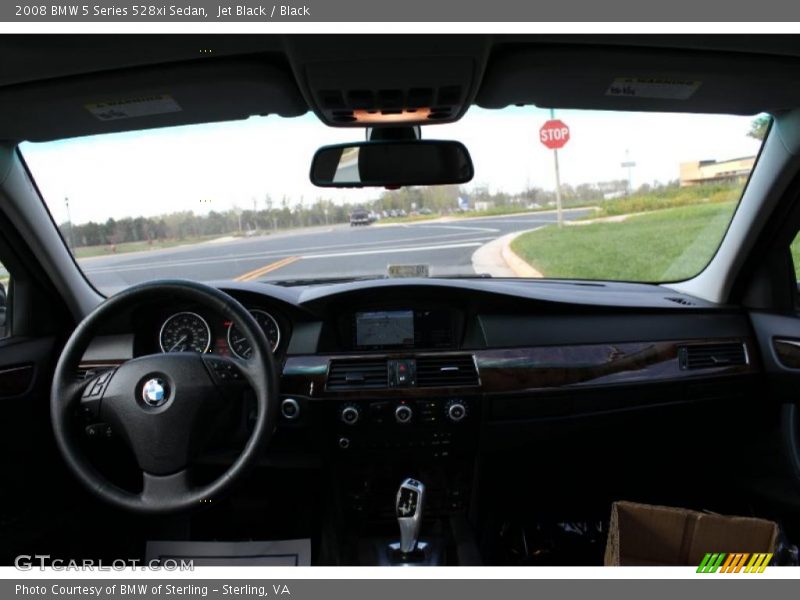 Jet Black / Black 2008 BMW 5 Series 528xi Sedan