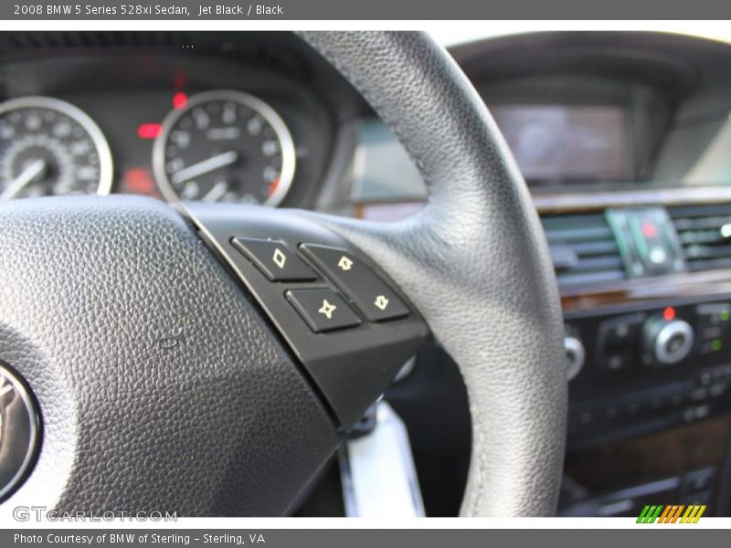 Jet Black / Black 2008 BMW 5 Series 528xi Sedan