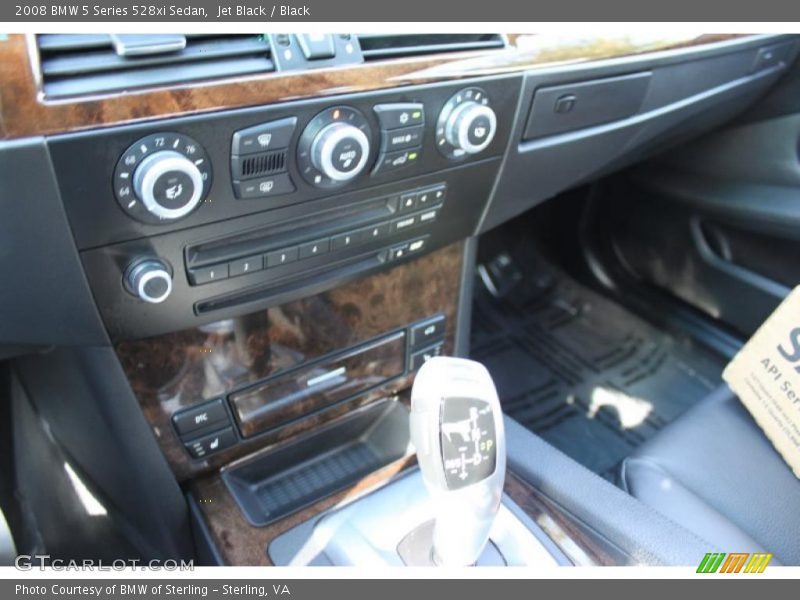 Jet Black / Black 2008 BMW 5 Series 528xi Sedan