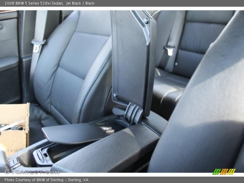 Jet Black / Black 2008 BMW 5 Series 528xi Sedan