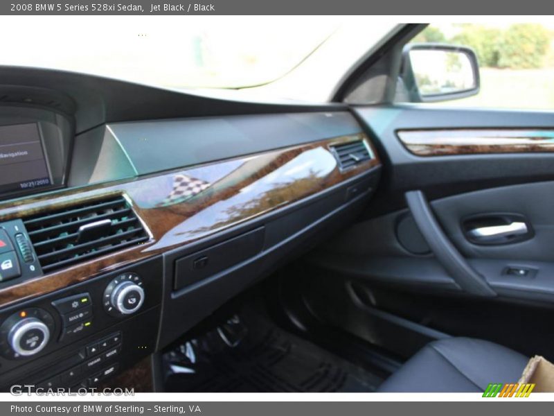 Jet Black / Black 2008 BMW 5 Series 528xi Sedan