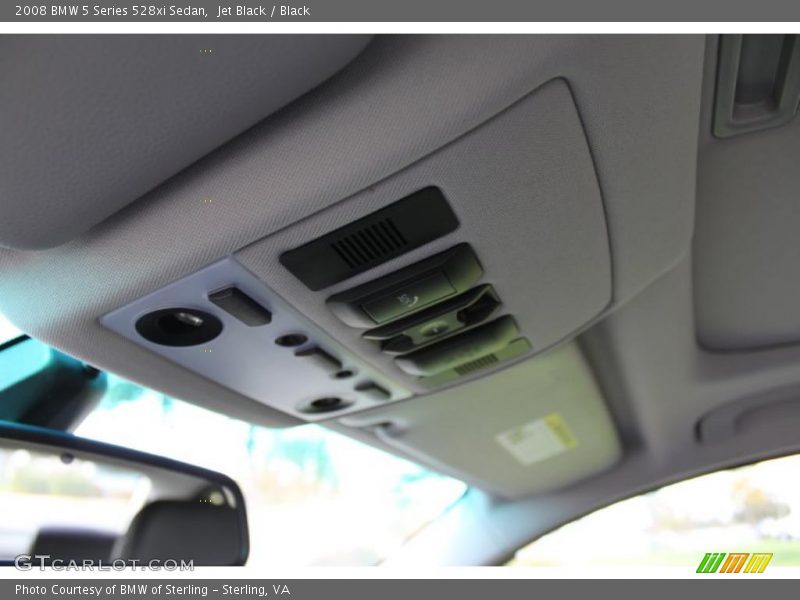 Jet Black / Black 2008 BMW 5 Series 528xi Sedan