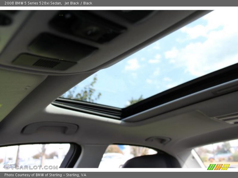 Jet Black / Black 2008 BMW 5 Series 528xi Sedan
