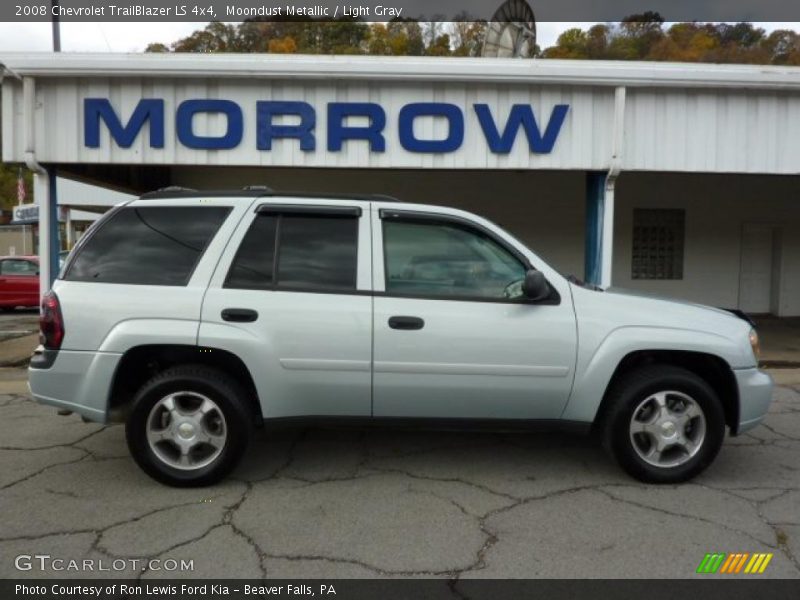 Moondust Metallic / Light Gray 2008 Chevrolet TrailBlazer LS 4x4