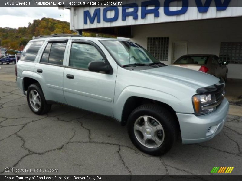 Moondust Metallic / Light Gray 2008 Chevrolet TrailBlazer LS 4x4