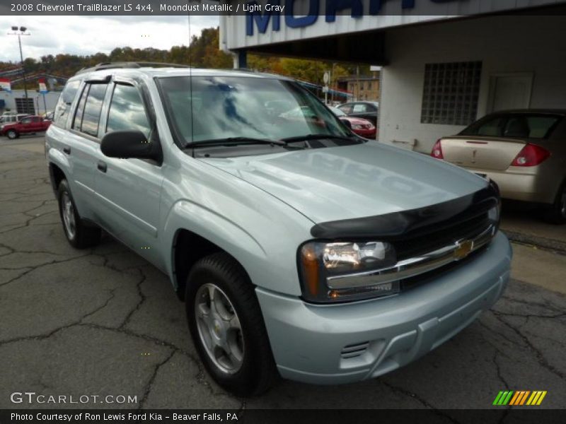 Moondust Metallic / Light Gray 2008 Chevrolet TrailBlazer LS 4x4