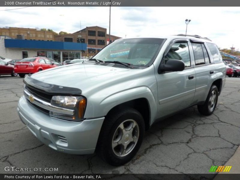 Moondust Metallic / Light Gray 2008 Chevrolet TrailBlazer LS 4x4