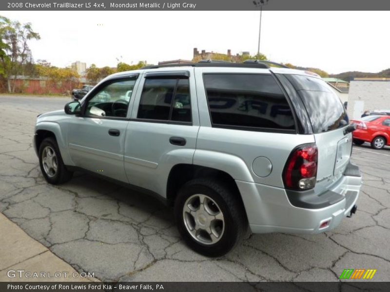 Moondust Metallic / Light Gray 2008 Chevrolet TrailBlazer LS 4x4