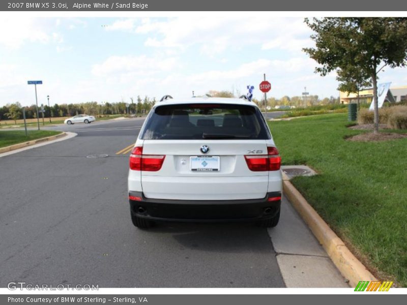 Alpine White / Sand Beige 2007 BMW X5 3.0si