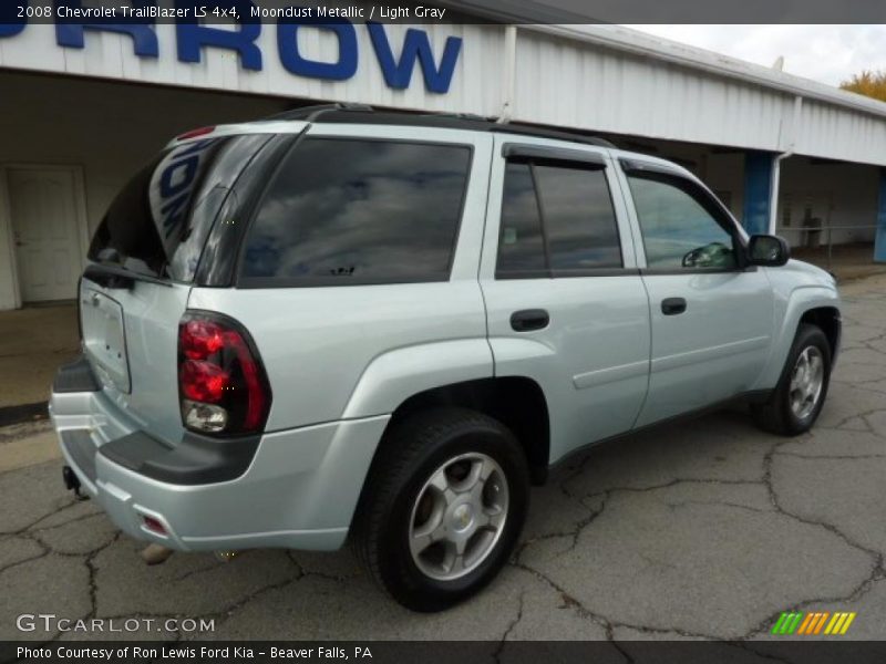 Moondust Metallic / Light Gray 2008 Chevrolet TrailBlazer LS 4x4