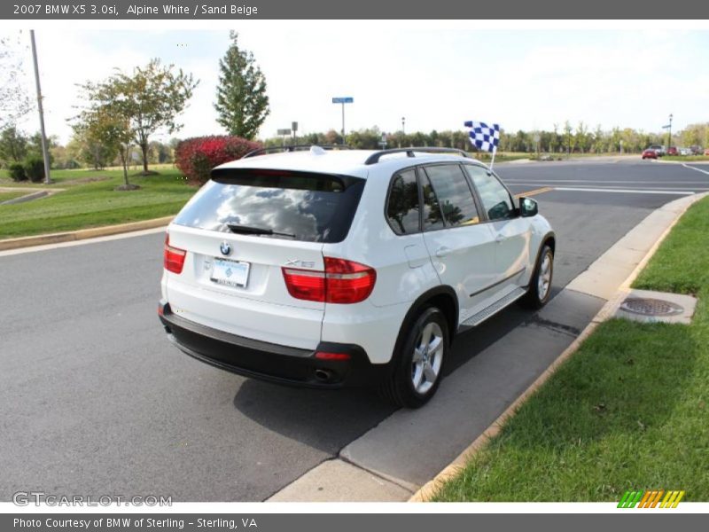 Alpine White / Sand Beige 2007 BMW X5 3.0si