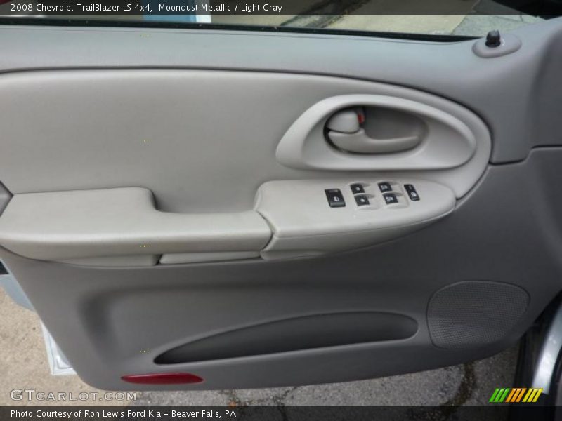 Moondust Metallic / Light Gray 2008 Chevrolet TrailBlazer LS 4x4