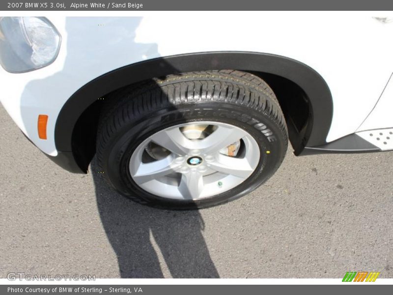 Alpine White / Sand Beige 2007 BMW X5 3.0si