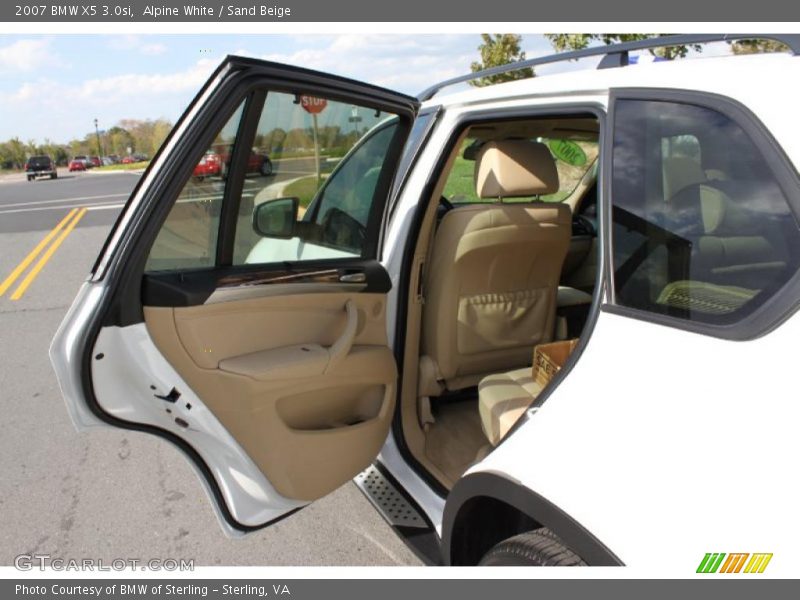 Alpine White / Sand Beige 2007 BMW X5 3.0si