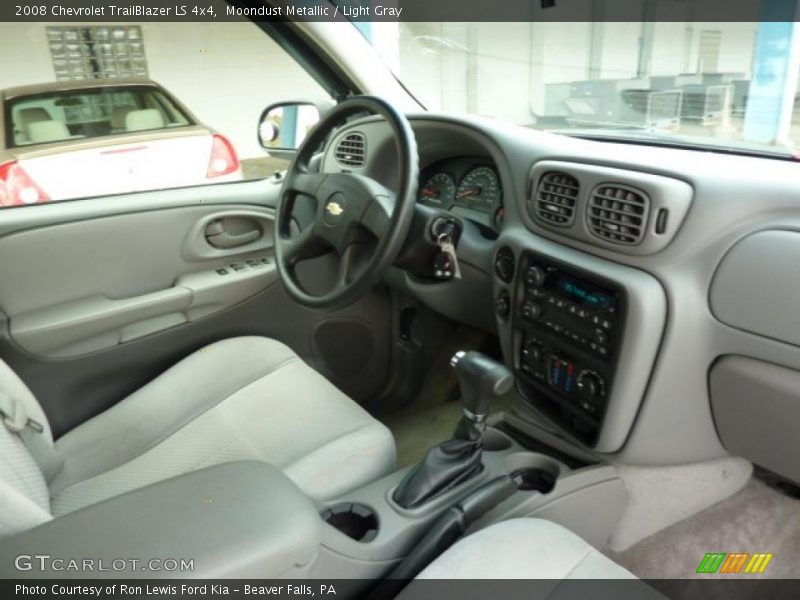 Moondust Metallic / Light Gray 2008 Chevrolet TrailBlazer LS 4x4