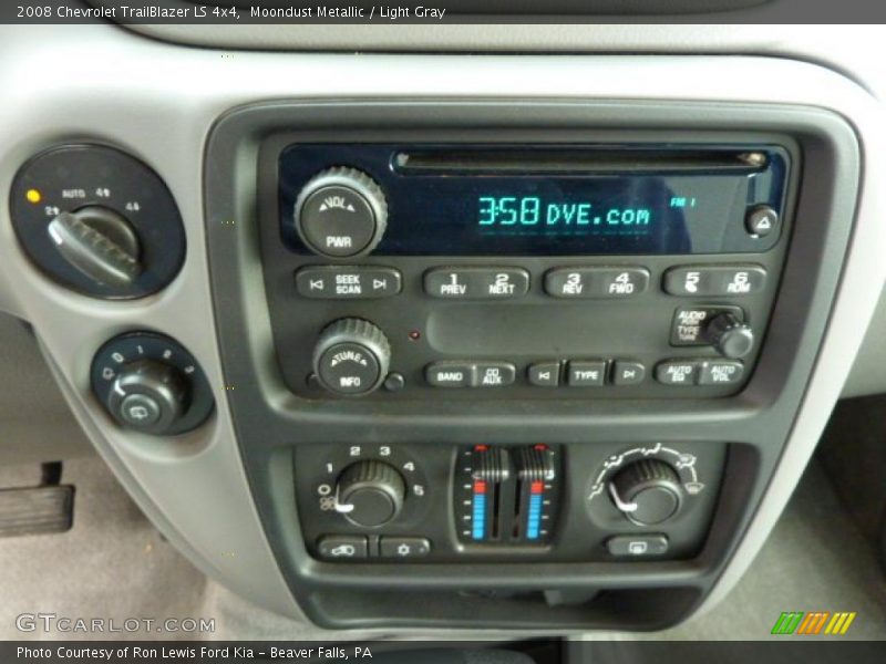 Moondust Metallic / Light Gray 2008 Chevrolet TrailBlazer LS 4x4