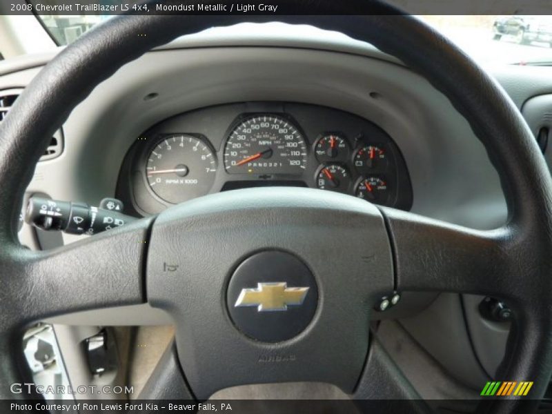 Moondust Metallic / Light Gray 2008 Chevrolet TrailBlazer LS 4x4