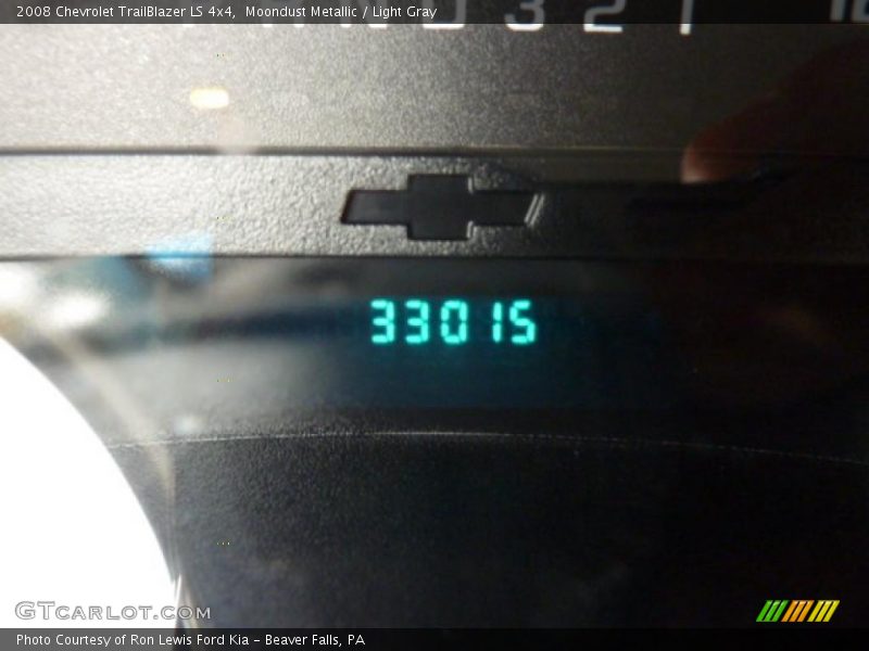 Moondust Metallic / Light Gray 2008 Chevrolet TrailBlazer LS 4x4