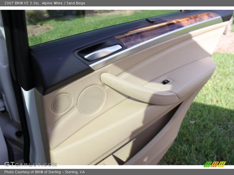 Alpine White / Sand Beige 2007 BMW X5 3.0si