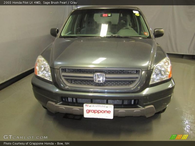 Sage Brush Pearl / Gray 2003 Honda Pilot LX 4WD