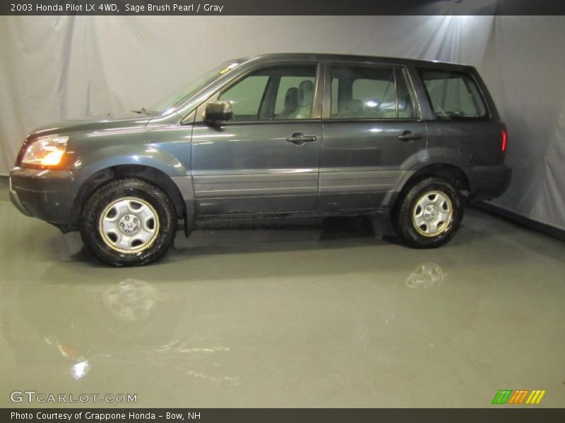 Sage Brush Pearl / Gray 2003 Honda Pilot LX 4WD