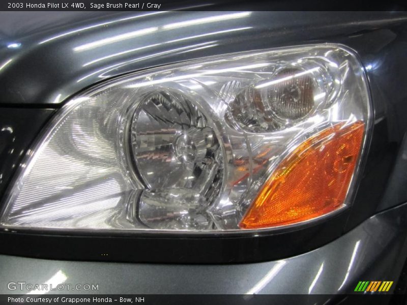 Sage Brush Pearl / Gray 2003 Honda Pilot LX 4WD