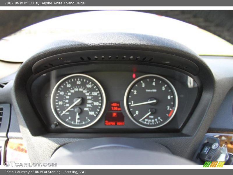 Alpine White / Sand Beige 2007 BMW X5 3.0si