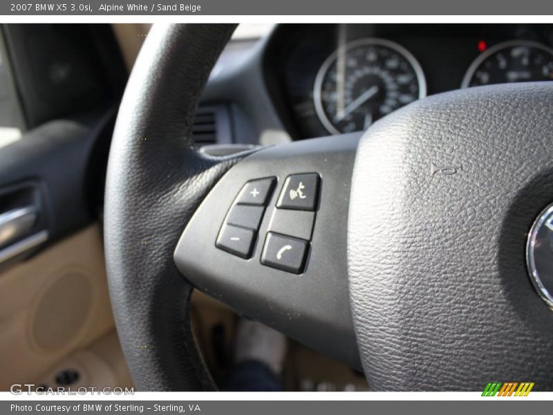 Alpine White / Sand Beige 2007 BMW X5 3.0si