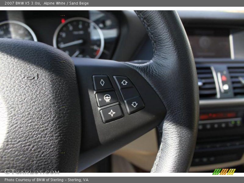 Alpine White / Sand Beige 2007 BMW X5 3.0si