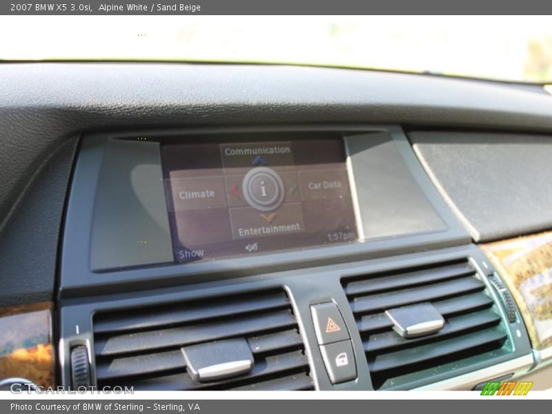 Alpine White / Sand Beige 2007 BMW X5 3.0si