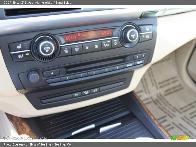 Alpine White / Sand Beige 2007 BMW X5 3.0si