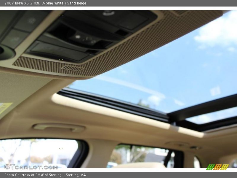 Alpine White / Sand Beige 2007 BMW X5 3.0si