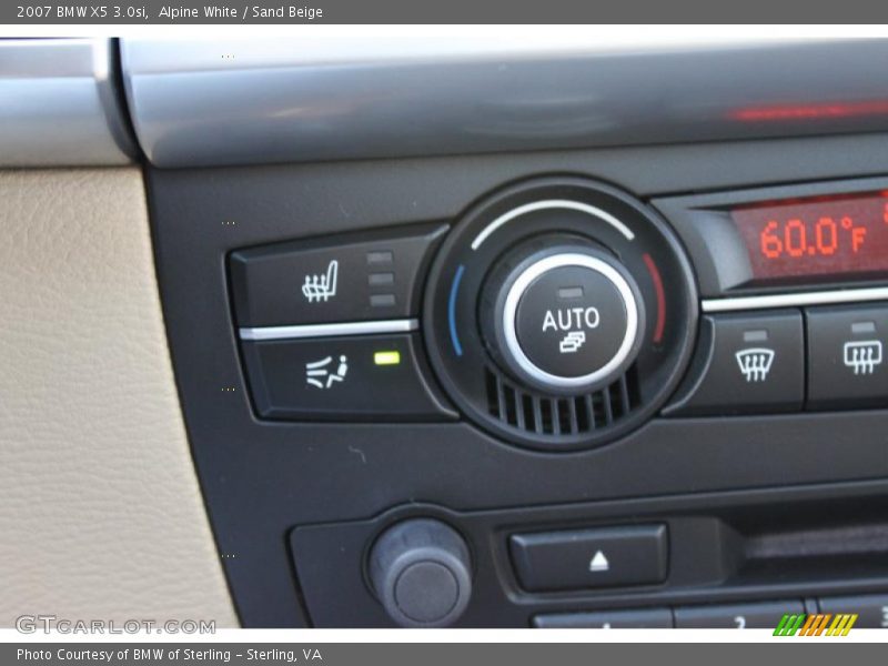 Alpine White / Sand Beige 2007 BMW X5 3.0si